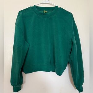 Teal Crewneck Top